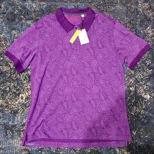 NWT ROBERT GRAHAM PURPLE PAISLEY